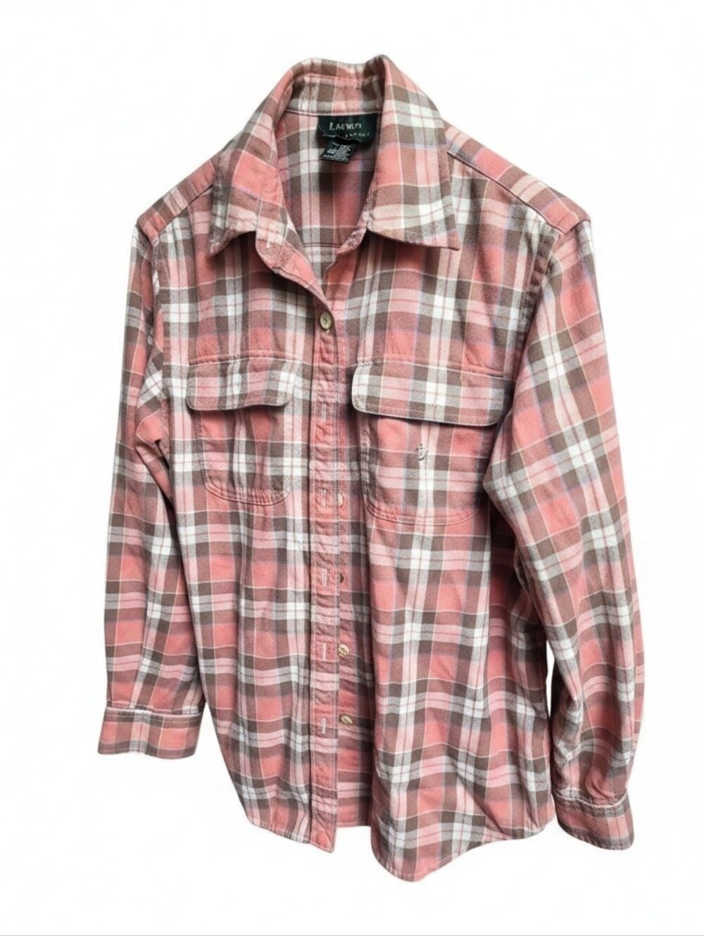 Ralph Lauren  Pink Plaid Button-Up Shirt